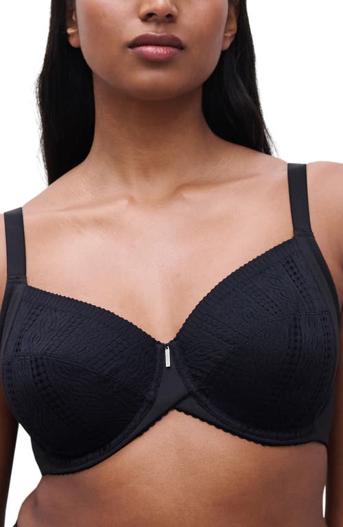Chantelle Lingerie Easy Support Full Coverage Underwire Bra In Black