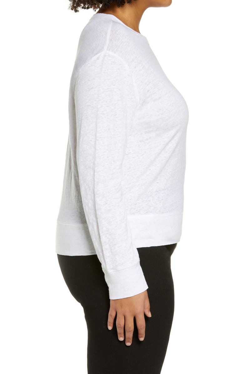 Vince Linen Pullover Top, Alternate, color, 