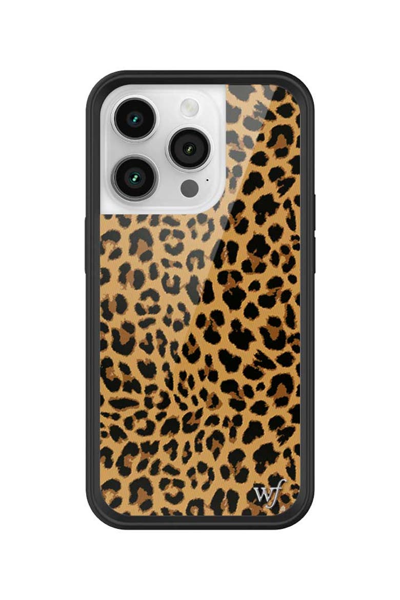 Meow | Brown iPhone Case, Alternate, color, Brown