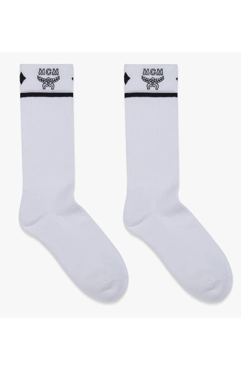 Logo Jacquard Socks