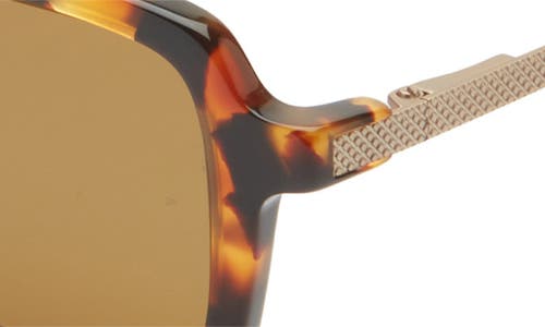 Eyebobs Mogul 50mm Small Polarized Rectangular Sunglasses In Tortoise/gold/brown