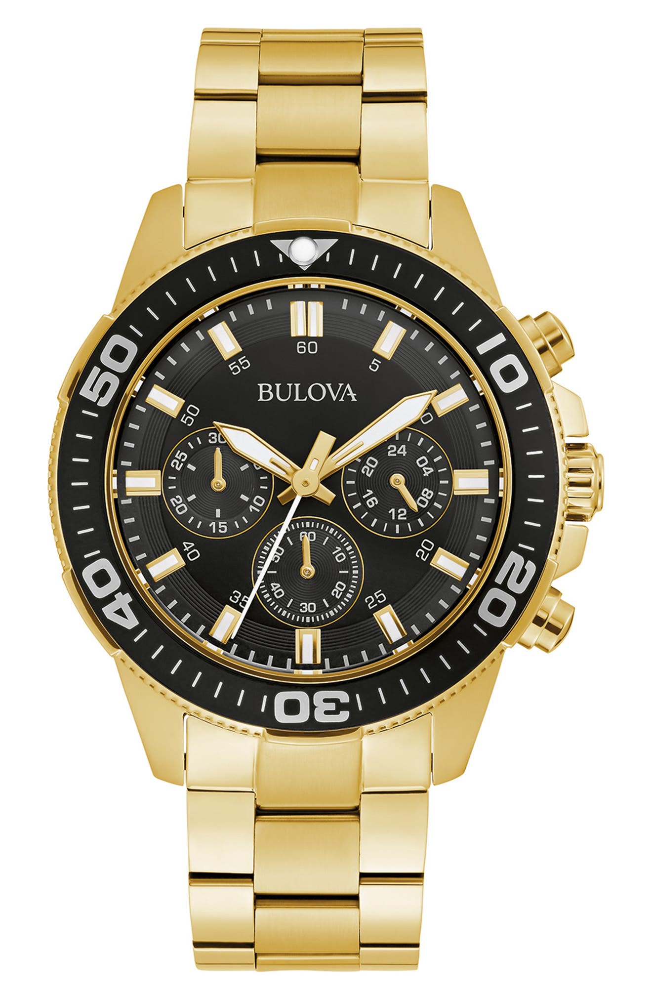 BULOVA Men's Chonrograph Bracelet Watch, 44mm