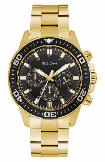 BULOVA Men's Chonrograph Bracelet Watch, 44mm