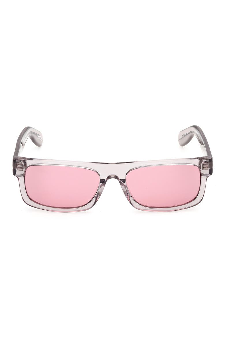 Rectangular Sunglasses, Main, color, GREY/ OTHER/ VIOLET