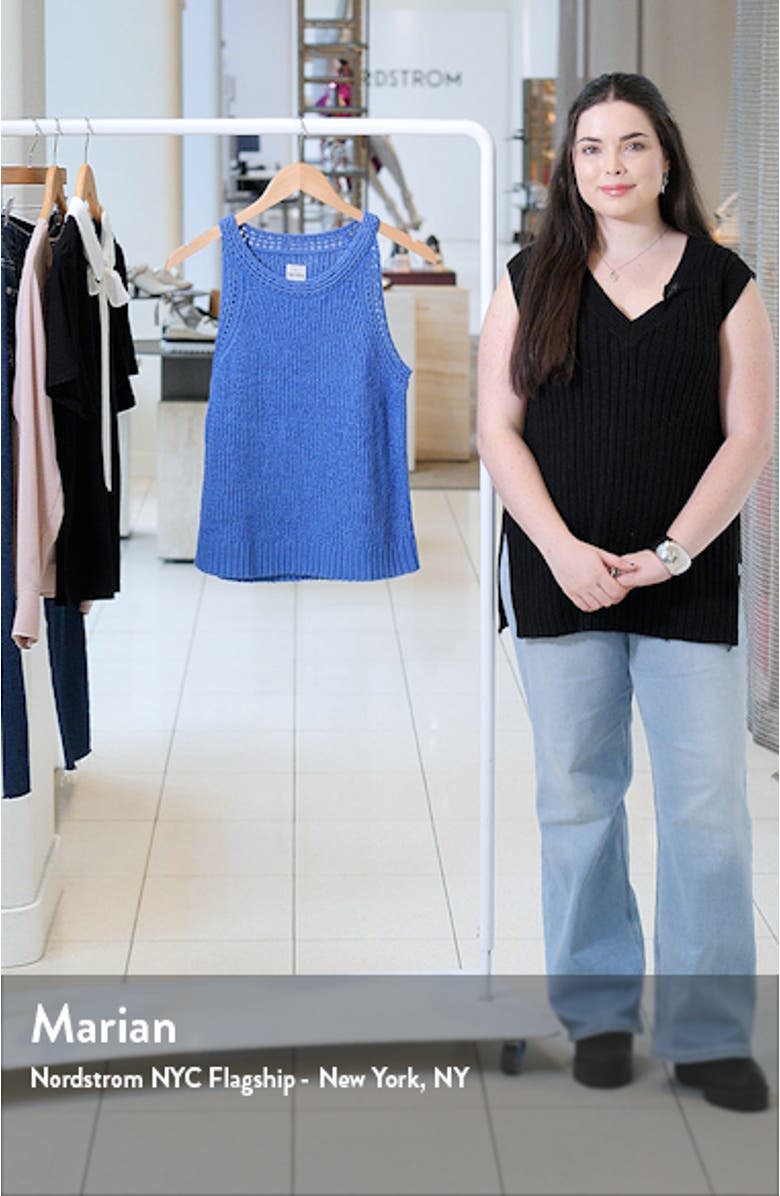 Openwork Sweater Tank, sales video thumbnail