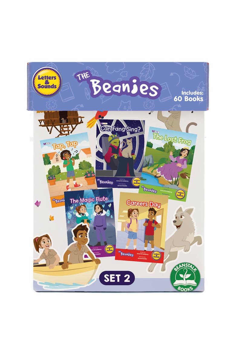 The Beanies Hilo Diversity Decodable Boxed Set 2 W/ 60 Books, Main, color, Multicolored