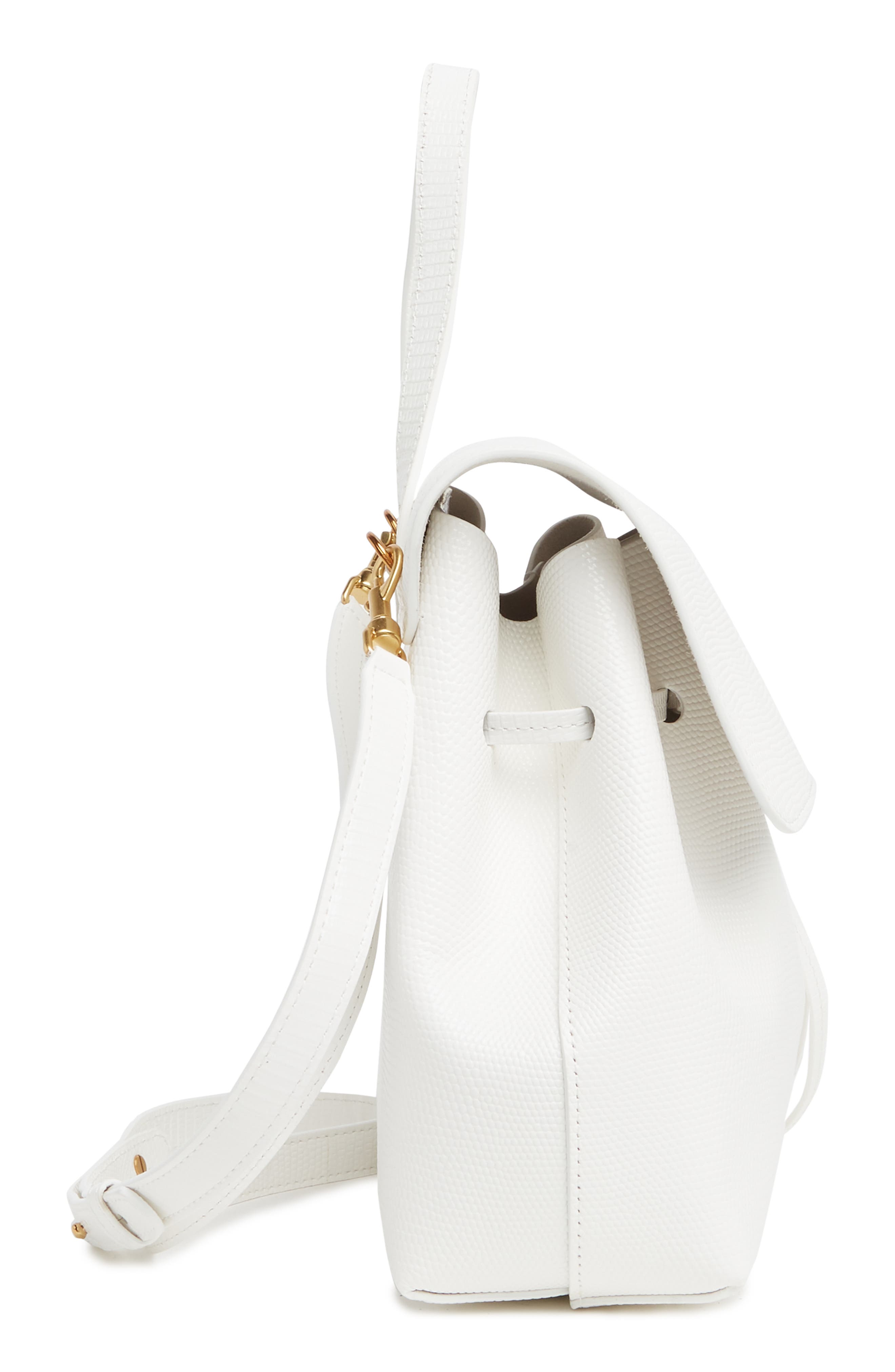 Mansur Gavriel Mini Soft Lady Lizard Embossed Leather Bag, Alternate, color, 