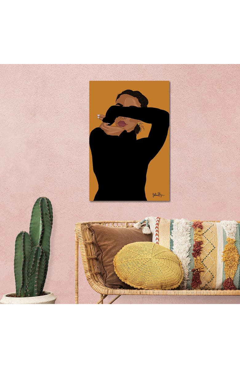 iCanvas Ugh, Those Feelings Again Canvas Artwork, Alternate, color, Orange Multi