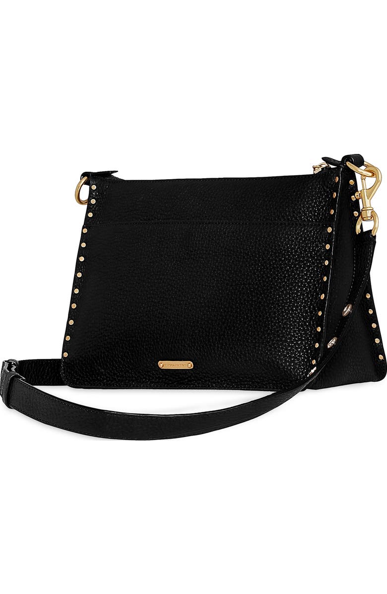 Rebecca Minkoff Darren Signature Leather Shoulder Bag, Alternate, color,