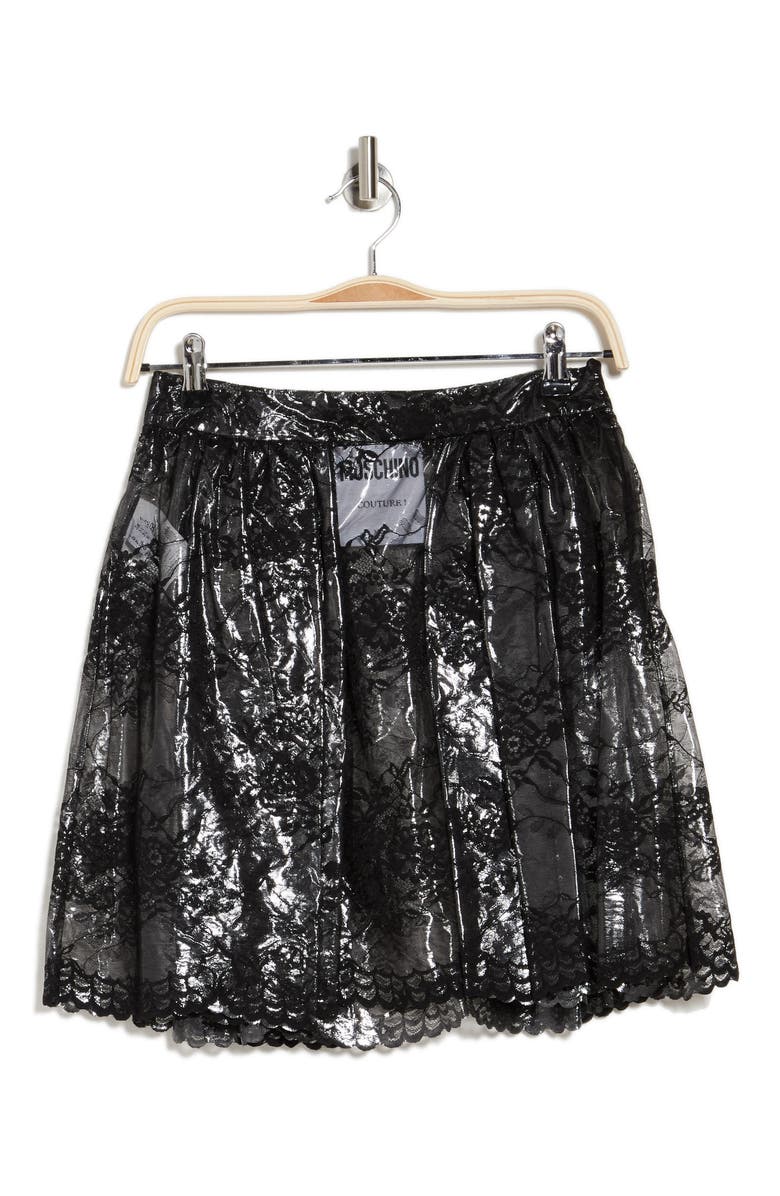 Moschino Floral Lace Mini Skirt, Main, color,