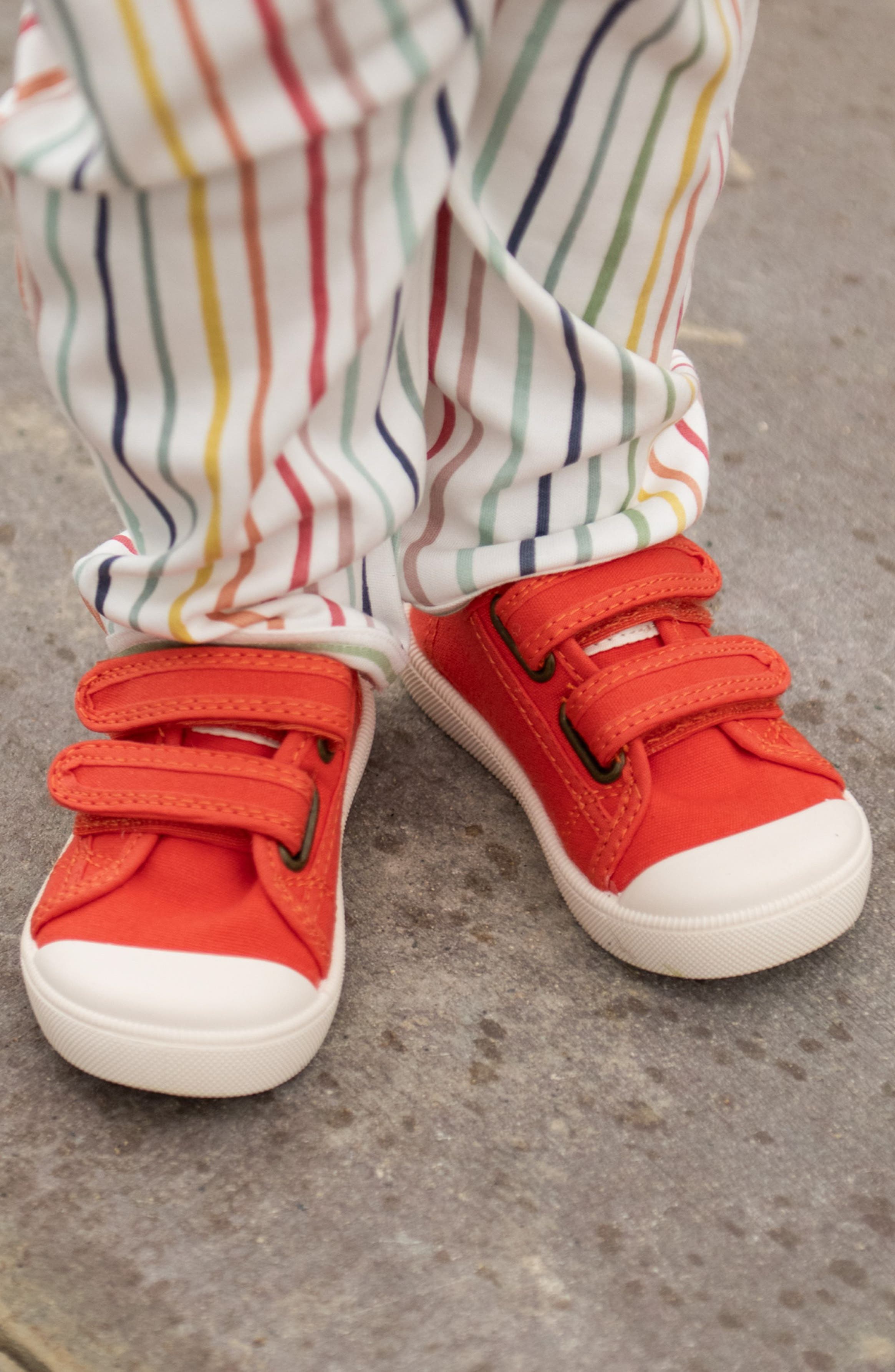 Recess Canvas Sneaker, Alternate, color, TOMATO