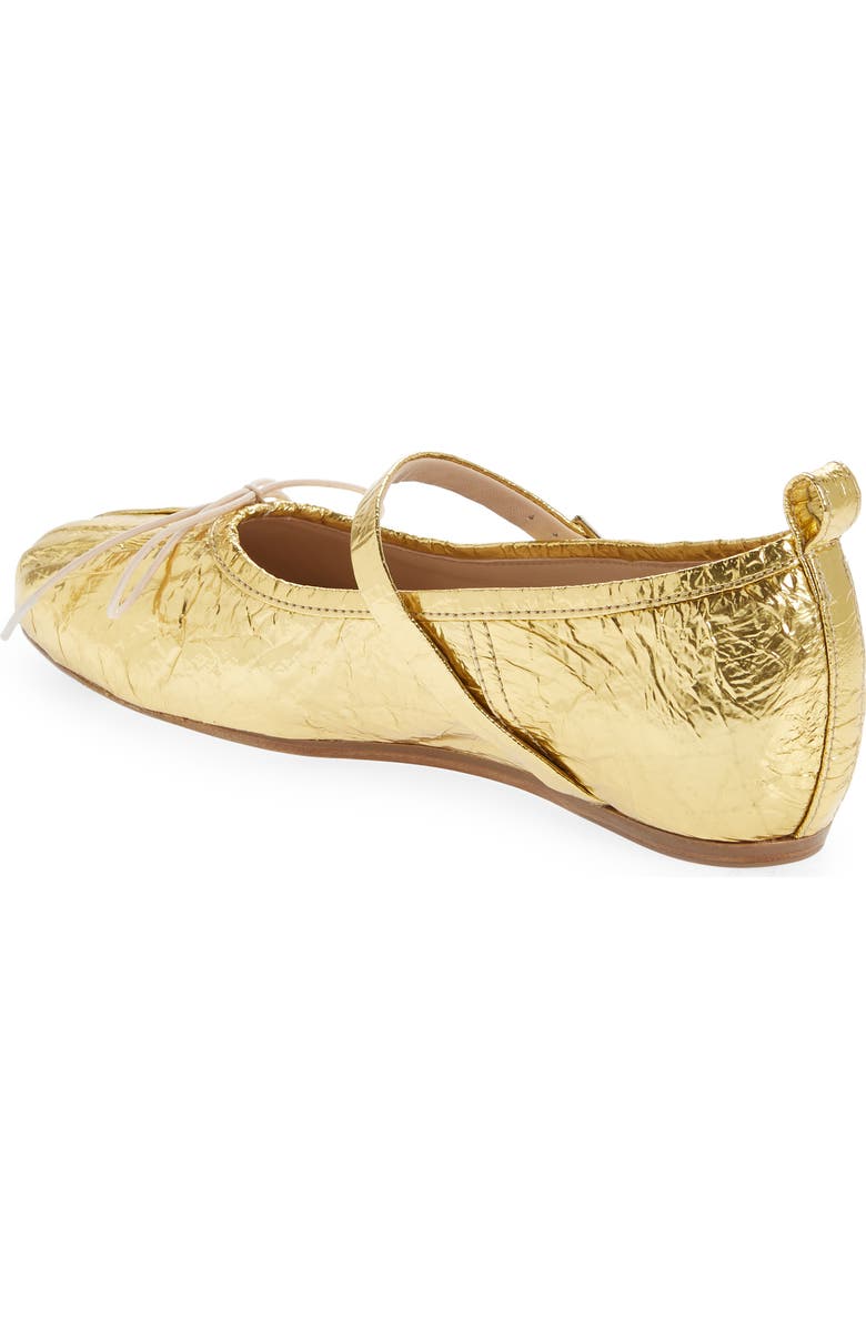 Simone Rocha Classic Pleated Toe Ballerina Flat, Alternate, color,