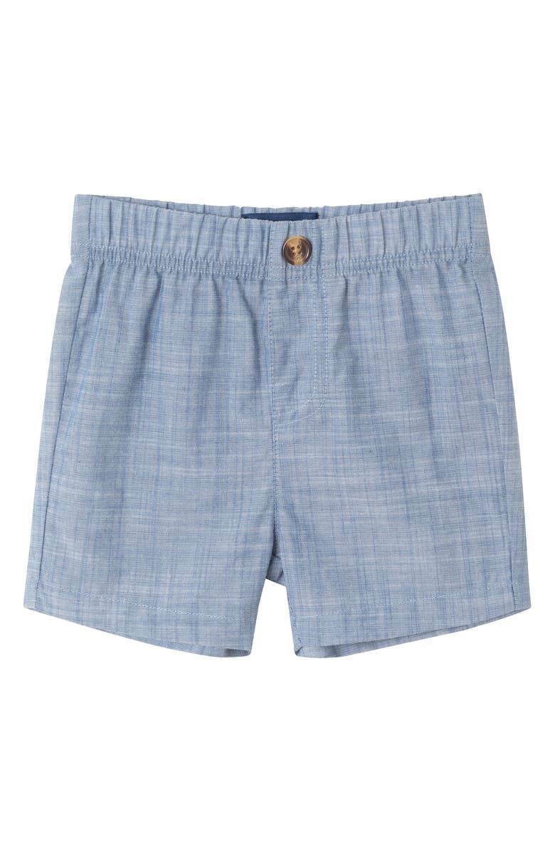 Andy & Evan Stripe Oxford Shirt, Shorts & Bowtie Set, Alternate, color, Pink