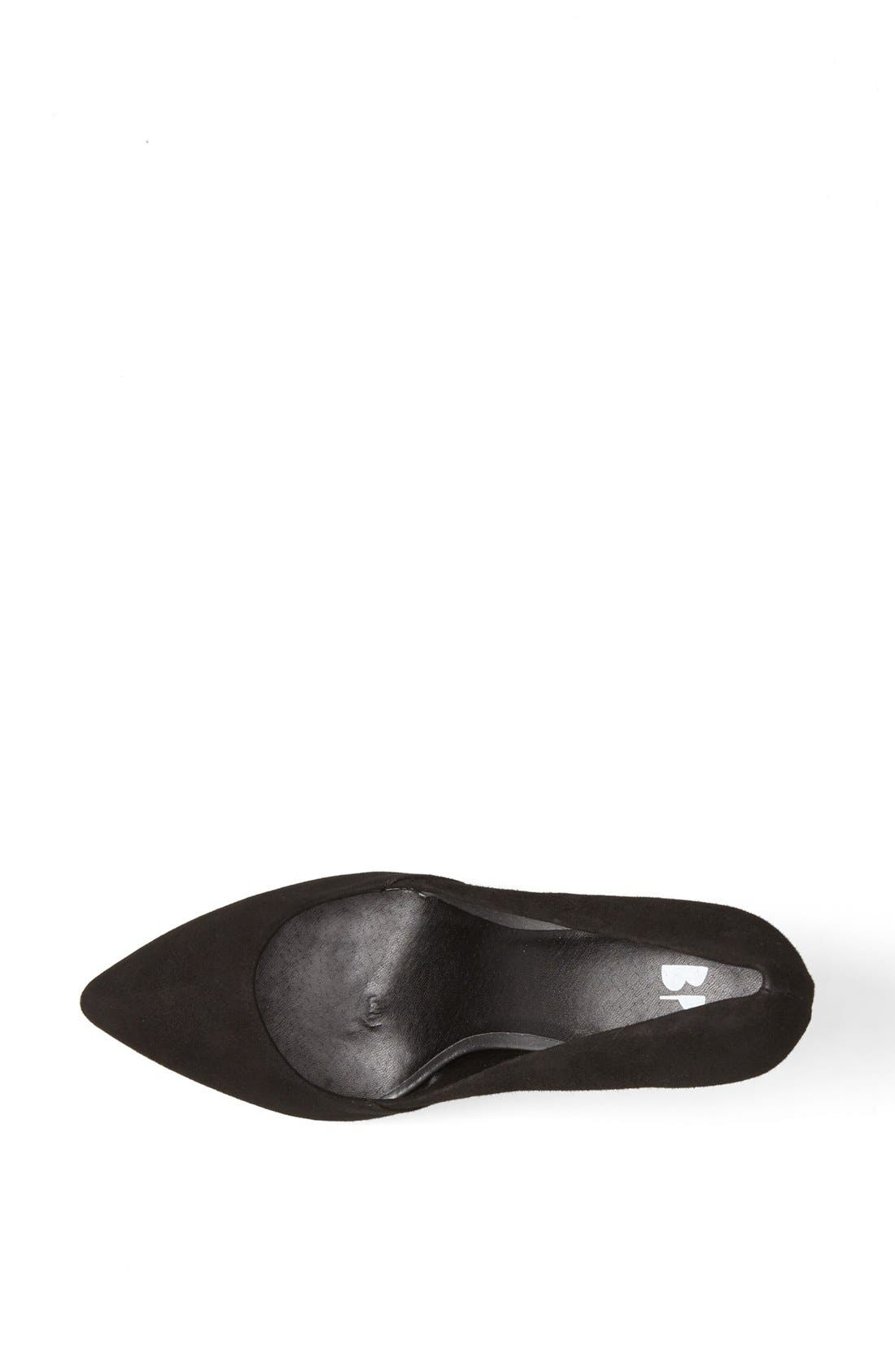 'Melanie' Pointy Toe Pump, Alternate, color, BLACK