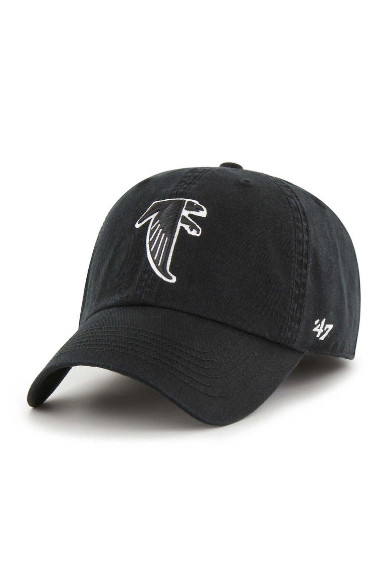 Men's '47 Black Atlanta Falcons Gridiron Classics Franchise Legacy Fitted Hat, Main, color, Black