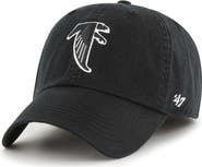 '47 Men's '47 Black Atlanta Falcons Gridiron Classics Franchise Legacy Fitted Hat