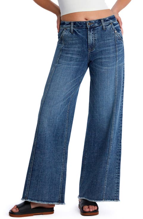 Mighty High Waist Wide Leg Jeans
