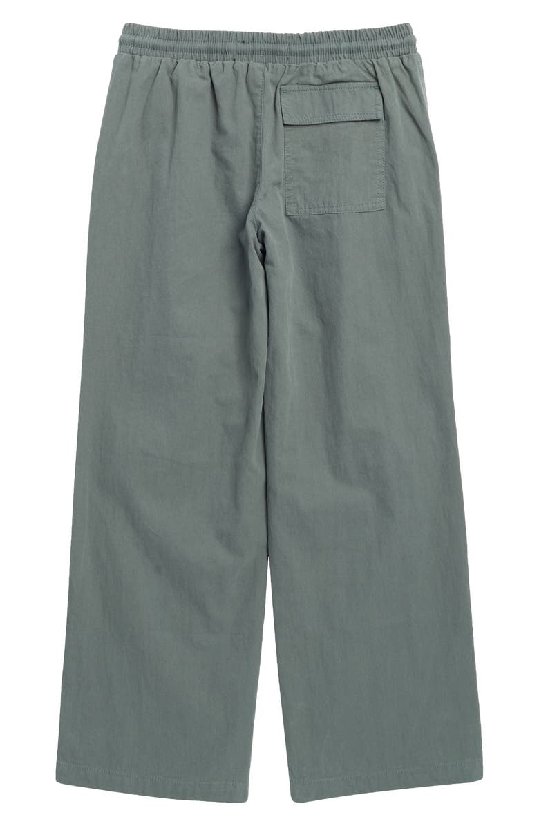 Treasure & Bond Kids' Loose Fit E-Waist Pants, Alternate, color, Green Balsam