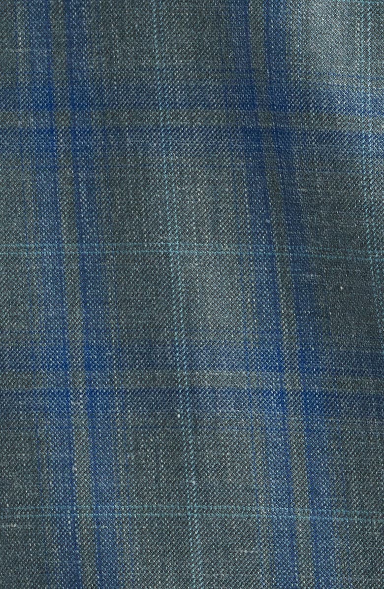 Heritage Gold Plaid Wool Blend Sport Coat, Alternate, color, Green