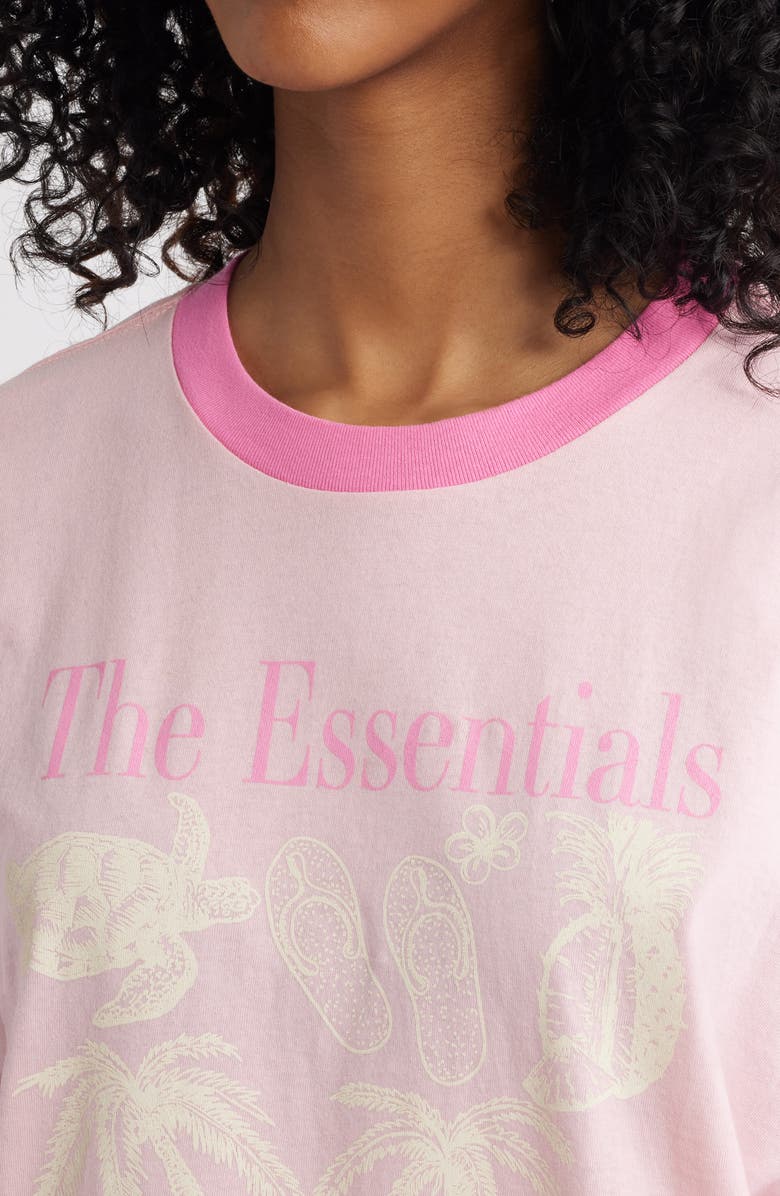 GOLDEN HOUR The Essentials St. Barts Graphic T-Shirt, Alternate, color, Pink Cosmos/ Candy Pink