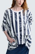 LUUKAA Emryn Striped Jersey Tunic