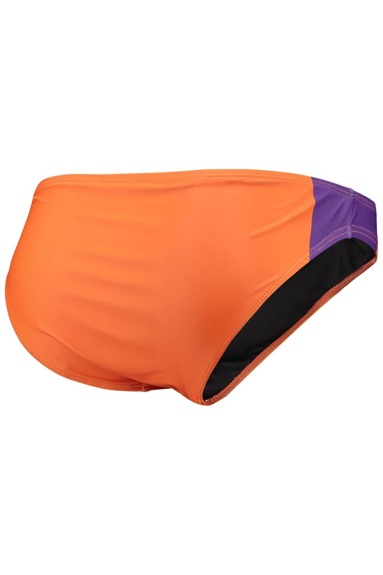 Women's FOCO Orange Clemson Tigers Wordmark Bikini Bottom, Alternate, color, Orange
