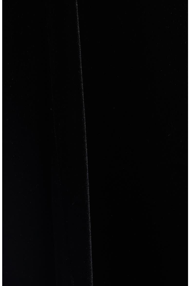 Bias Flared Velvet Maxi Skirt, Alternate, color, ANNE BLACK
