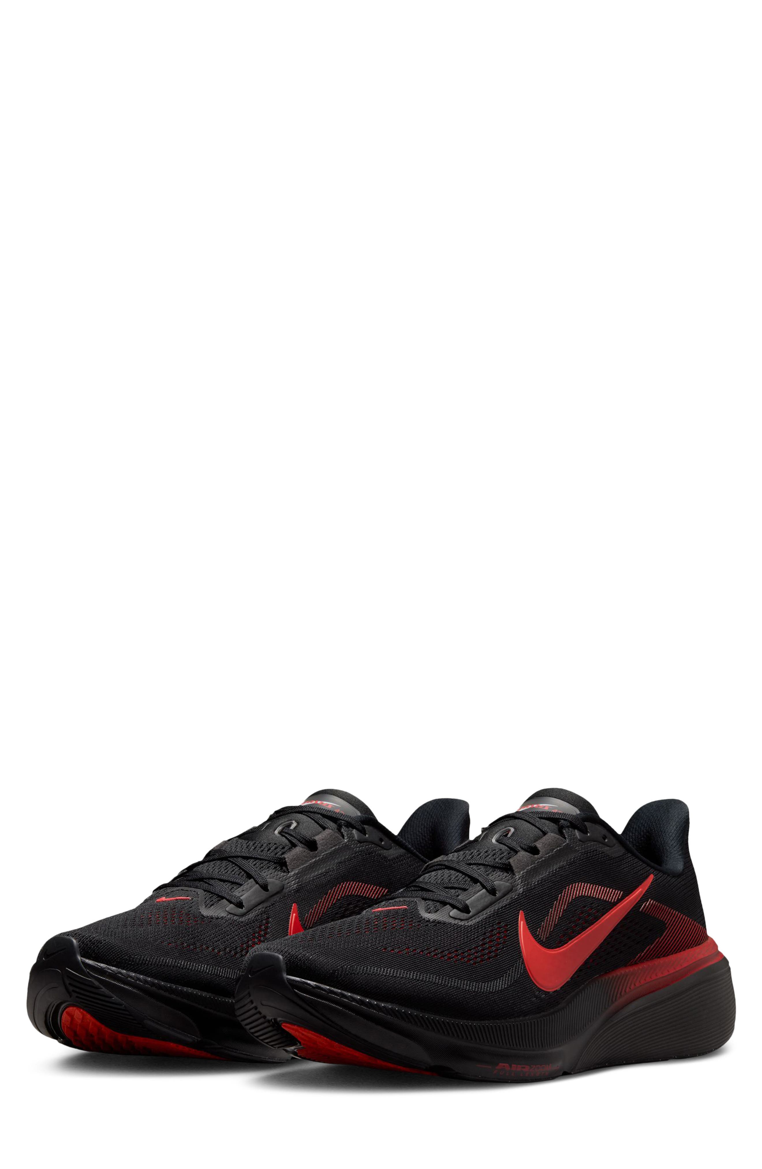 BLACK/ BRIGHT CRIMSON