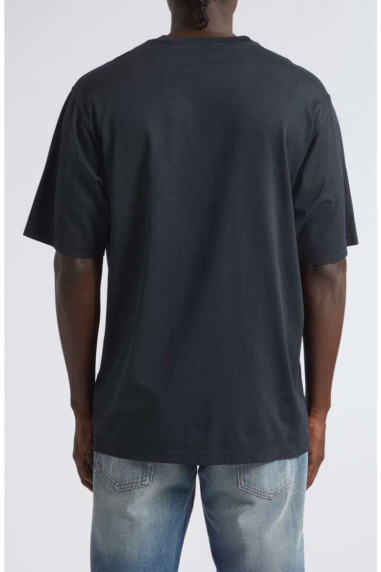 Logo Appliqué Cotton T-Shirt, Alternate, color, NERO