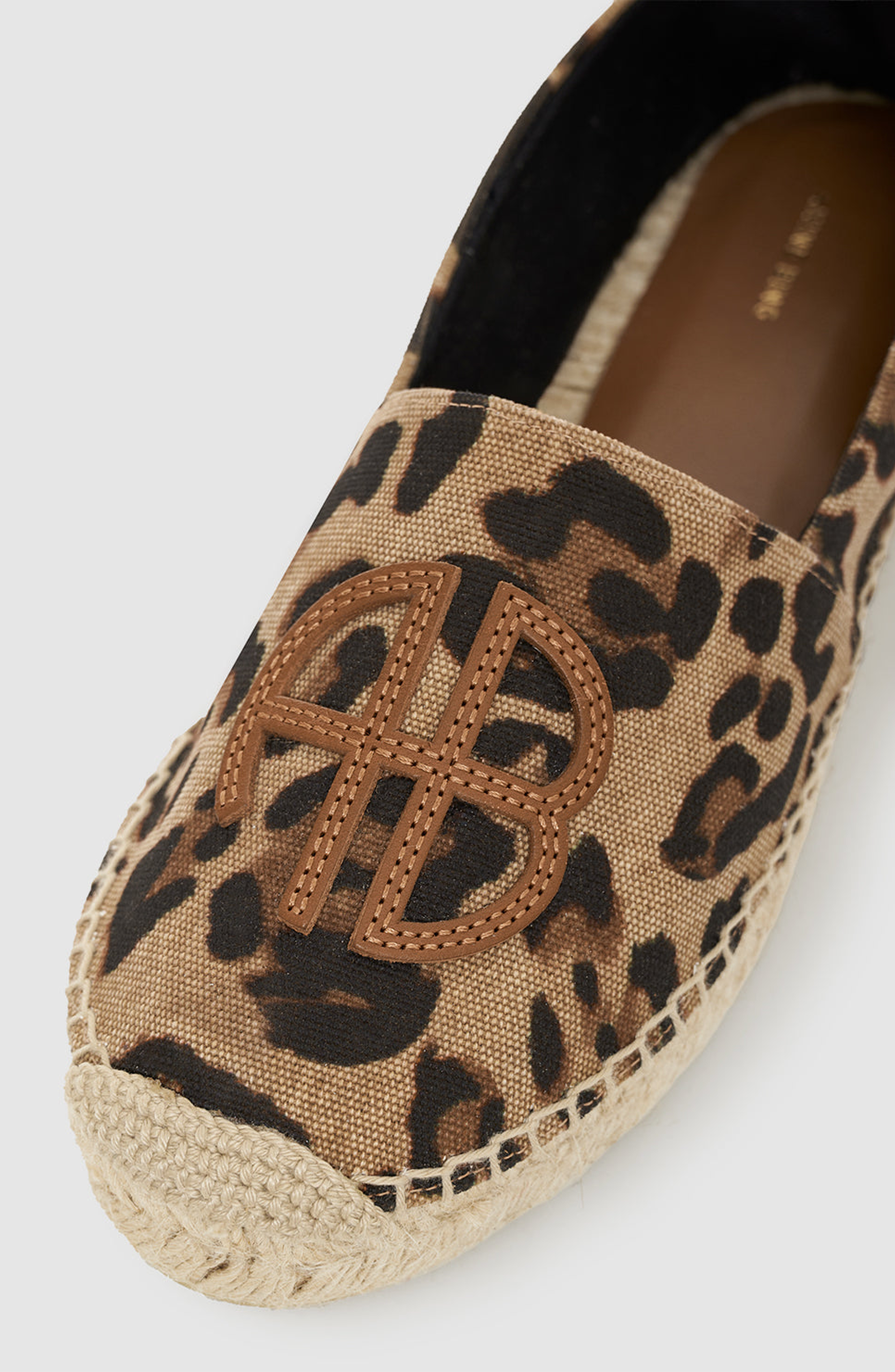 ANINE BING Paloma Espadrilles, Alternate, color, Leopard Print