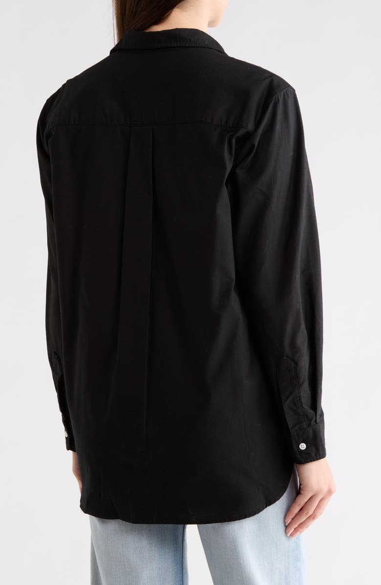 Frank & Eileen Boyfriend Button-Up Shirt, Alternate, color, Black Oxford