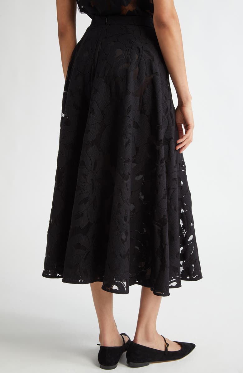 Max Mara Studio Zitto Floral Lace Midi Skirt, Alternate, color,