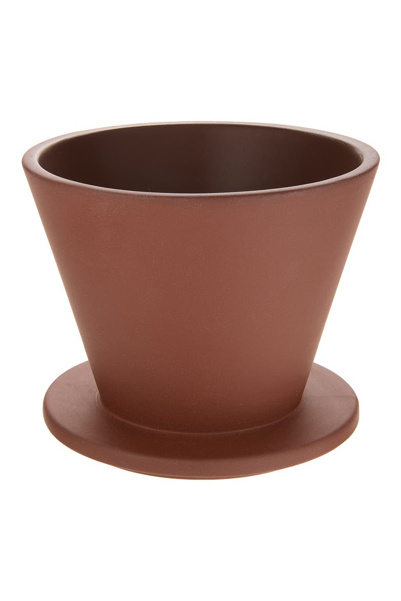 Colombo Ceramic Coffee Dripper, Main, color, TERRACOTTA