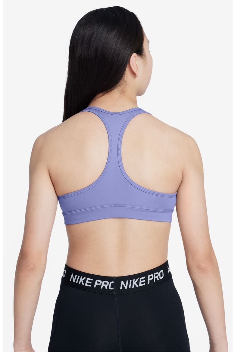 Kids' Dri-FIT Racerback Sports Bra, Alternate, color, LIGHT THISTLE