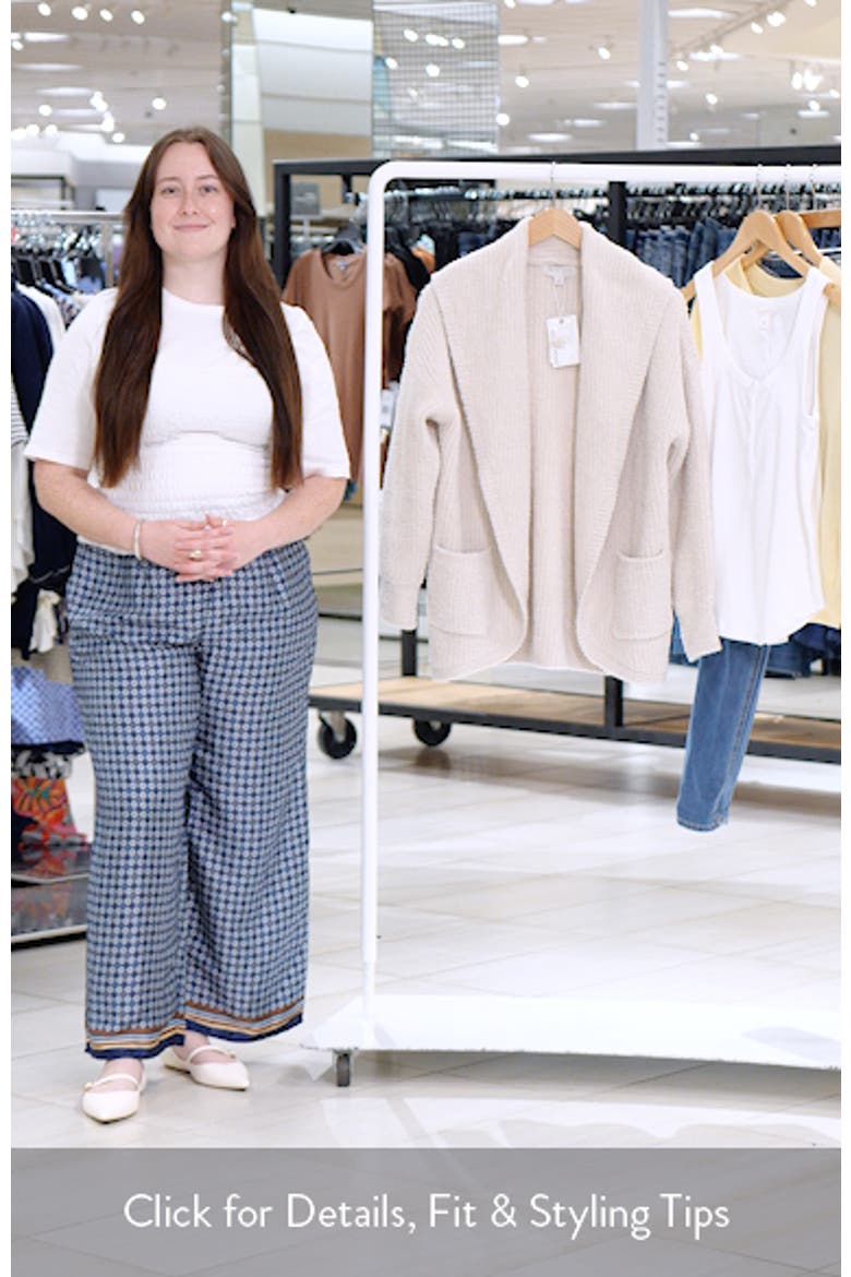 CozyChic® Ribbed Shawl Collar Cardigan video