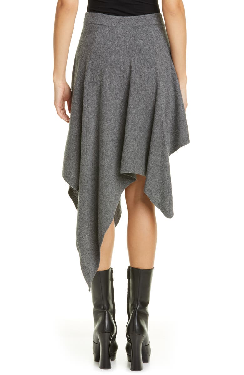 Michael Kors Collection Asymmetrical Cashmere Dance Skirt, Alternate, color, 