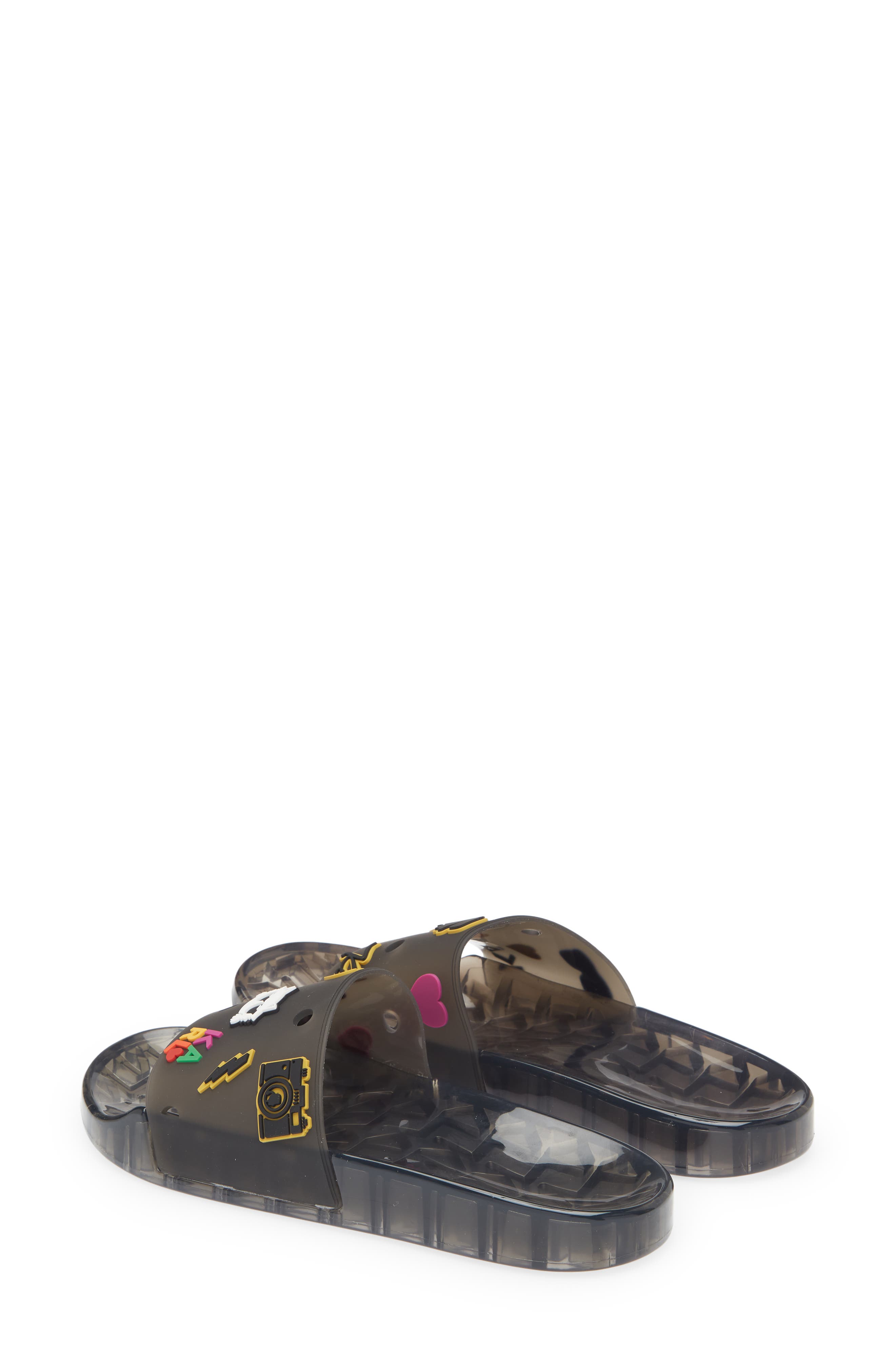 KARL LAGERFELD PARIS Thea Jelly Slide Sandal, Alternate, color, 