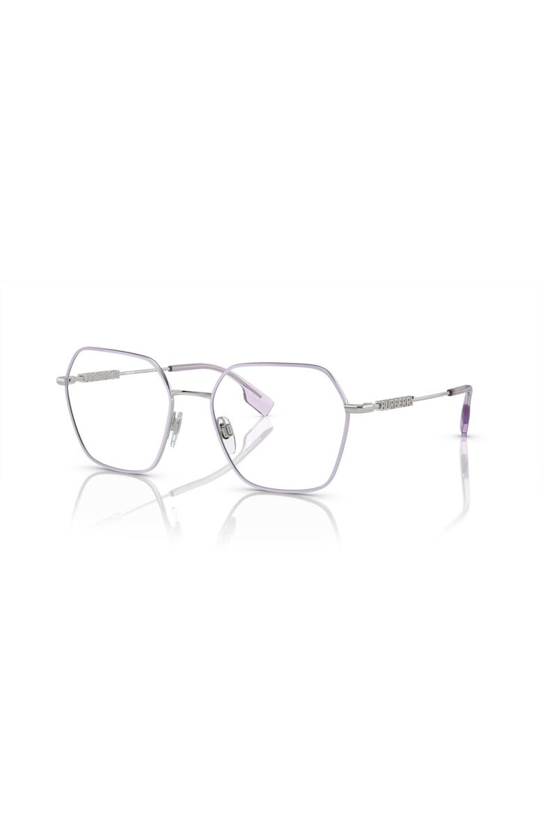 Burberry 54mm Irregular optical glasses, Main, color, Violet
