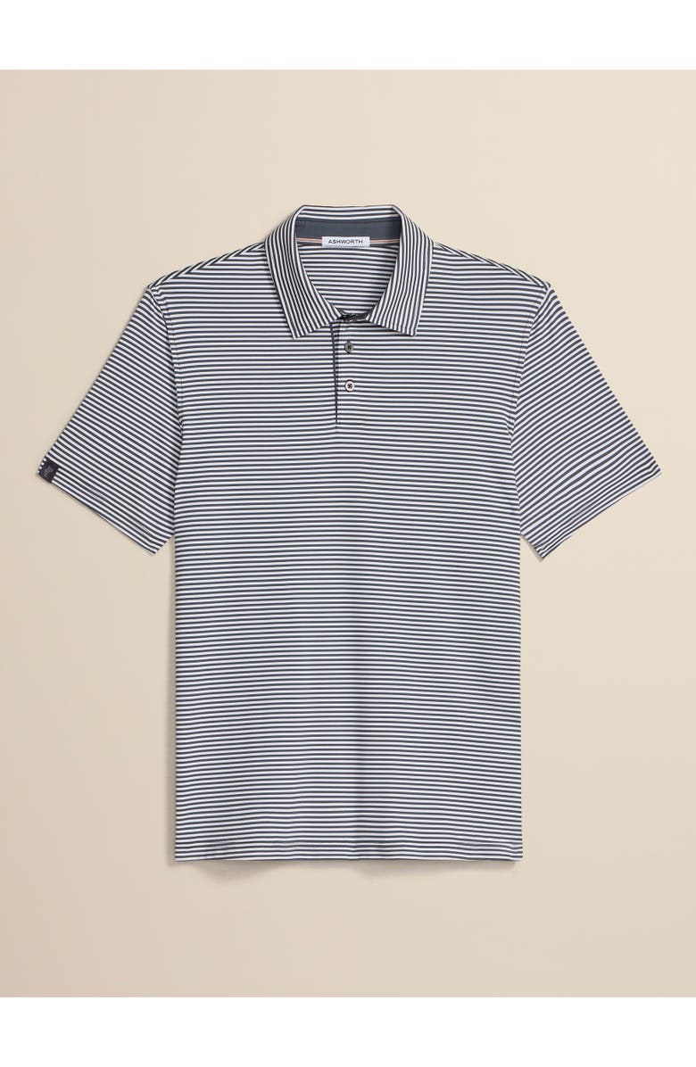 ASHWORTH GOLF Fairway Polo, Main, color, Asphalt/Stone Grey