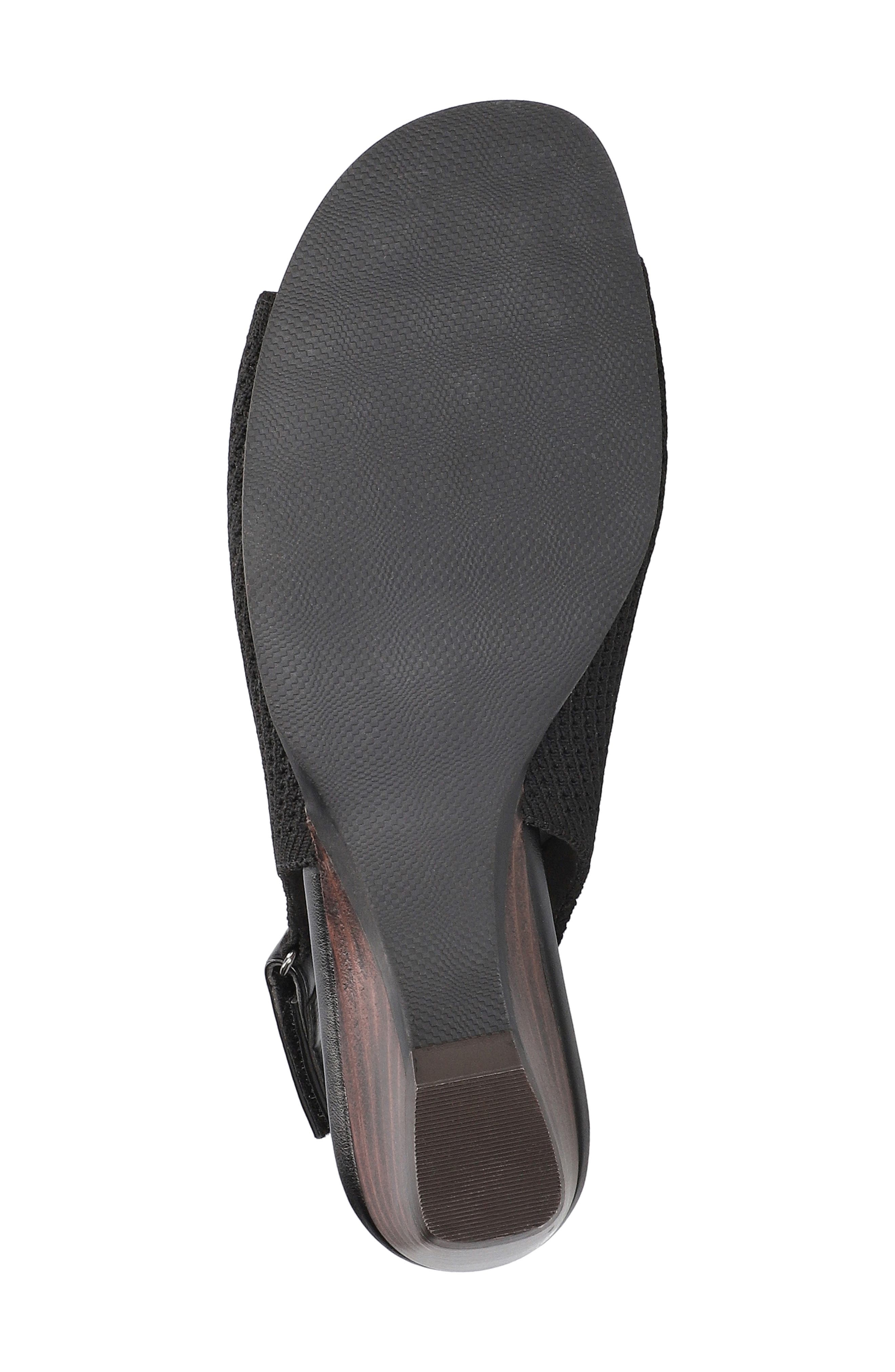 Bella Vita Marin Slingback Sandal, Alternate, color, Black Knit