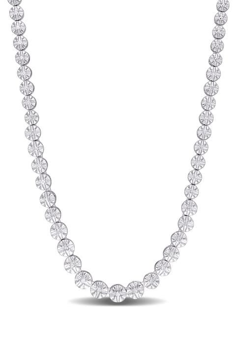 Diamond Tennis Necklace - 0.5ct.