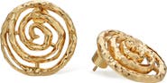 RETRO CHIC Eternal Spiral Round Earring