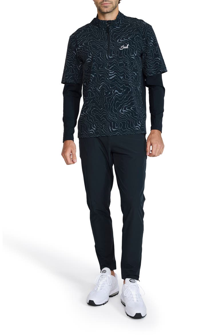 Mechanism Performance Quarter-Zip Pullover, Alternate, color, RAVE RUNNER - BLACK