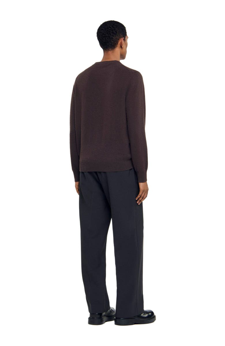 SANDRO Cashmere sweater, Alternate, color, Caramel