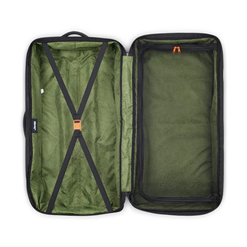 Jeep Js006b 31 Inch Two Wheel Rolling Travel Duffle Bag In Black