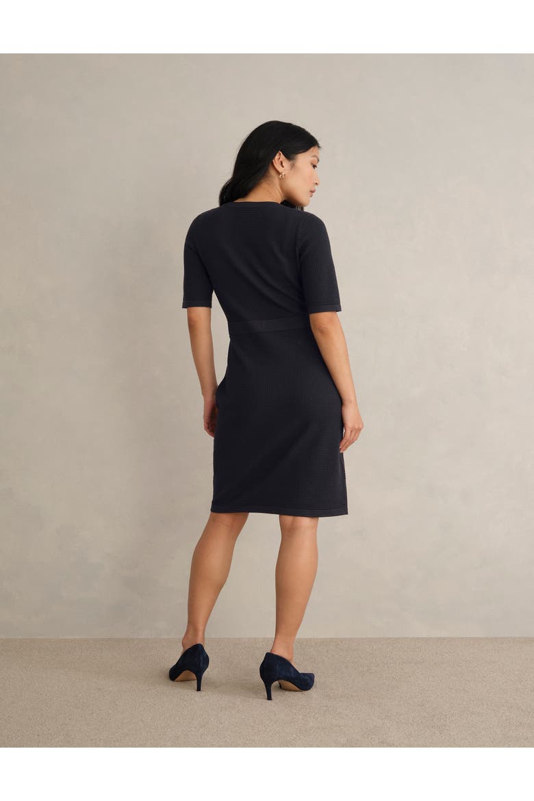 Petra Knitted Dress, Alternate, color, Hobbs Navy