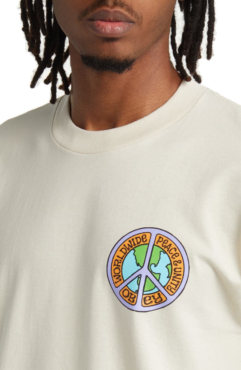 Obey Peace & Unity Graphic T-Shirt, Alternate, color, 