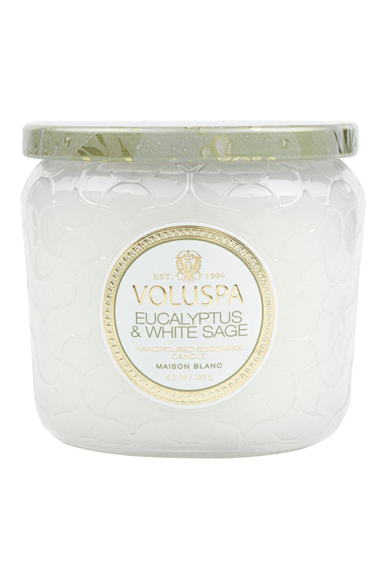 Eucalyptus & White Sage Petite Jar Candle, Alternate, color, EUCALYPTUS & WHITE SAGE