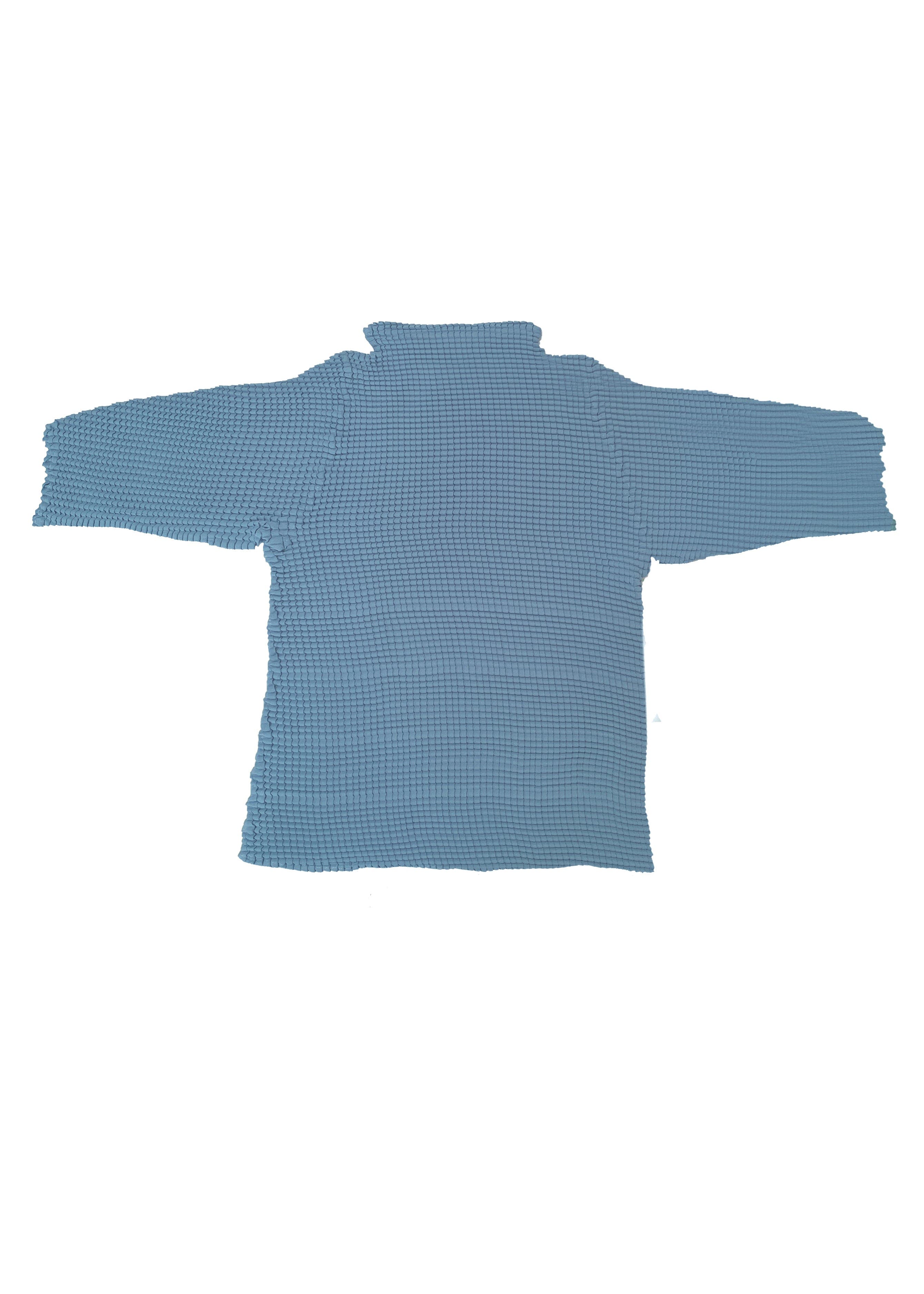 Ingrid Pleated Mock Neck Top - image 3