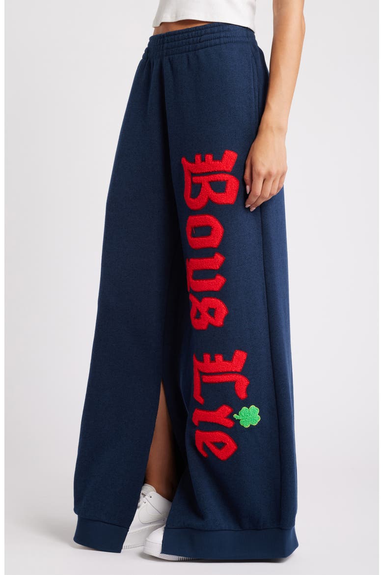 Better Luck Next Time Cotton Blend Sweatpants, Alternate, color, NAVY